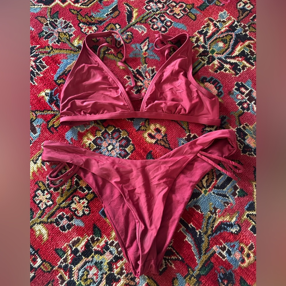 SOLD Gianni Bini Red Bikini Set Size M